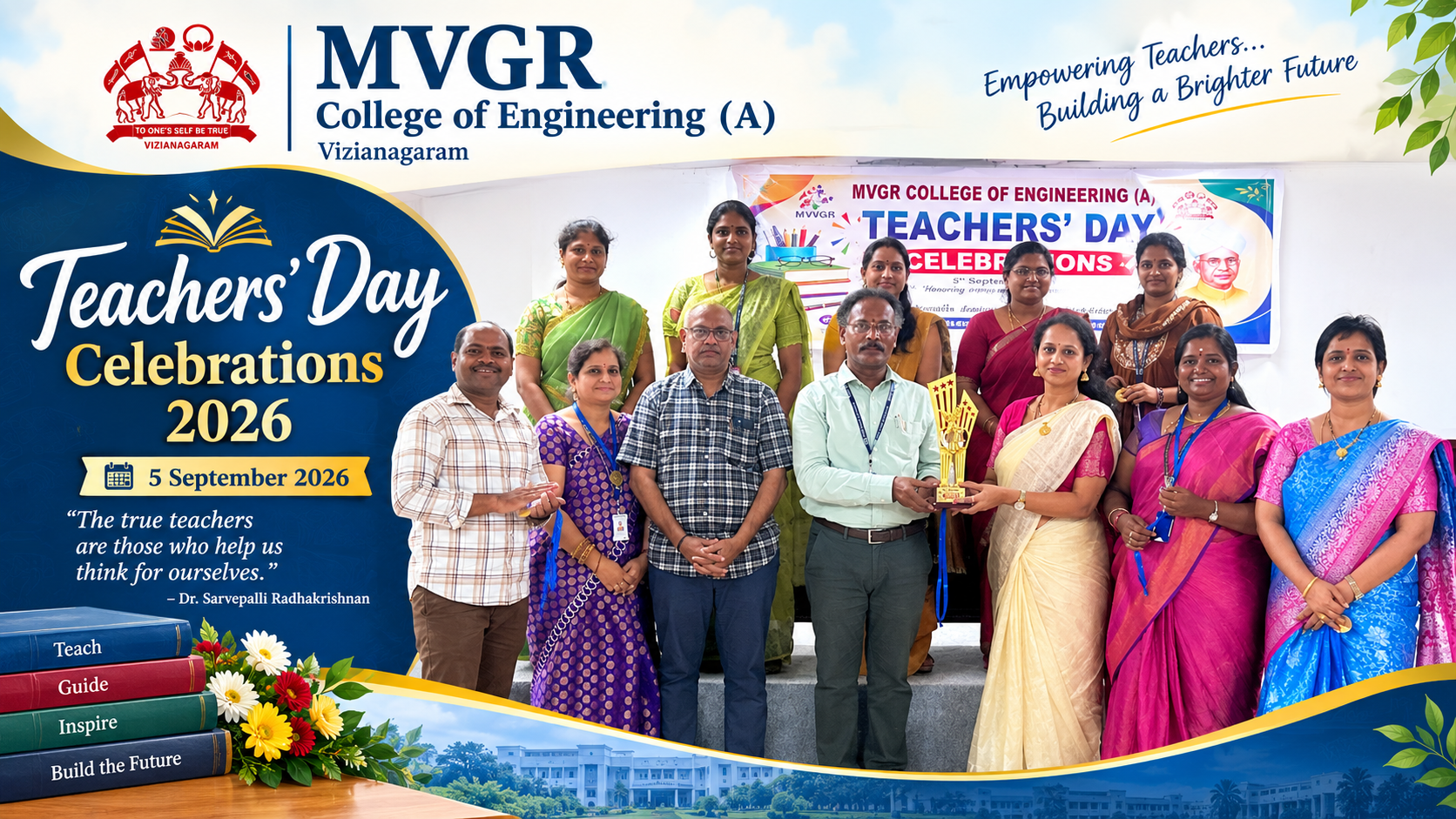 Teachers’ Day Celebrations 2026 at MVGR College of Engineering